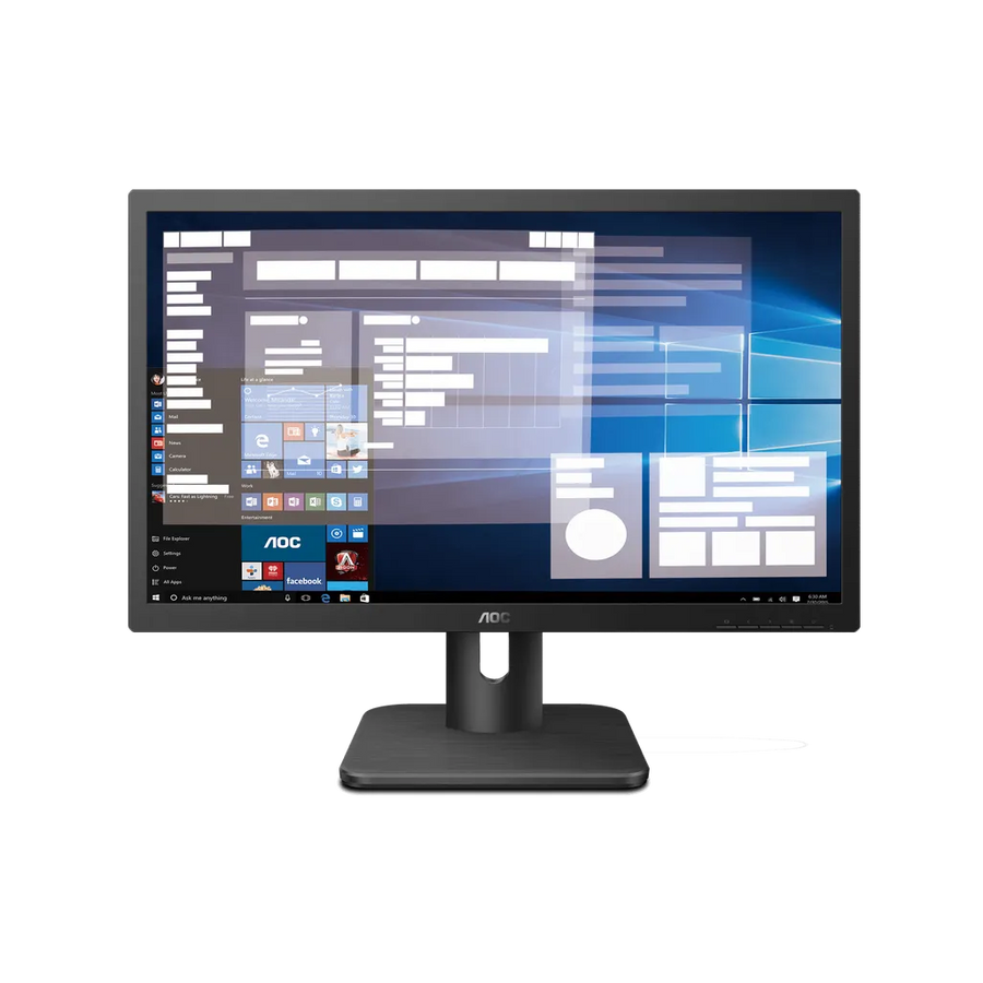 AOC 19.5-inch HD+ TN Monitor 1600x900 75Hz HDMI VGA VESA Flicker-Free