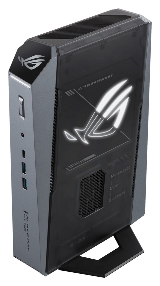 ASUS ROG NUC L10|AMD Ryzen 9 9955HX|RTX5070|DDR5-2*16GB|1TB|Win11H|2xHDMI|6xUSB|2xDP|Wi-FI|LAN|BT|Audio Jack|3 Yr Wty.