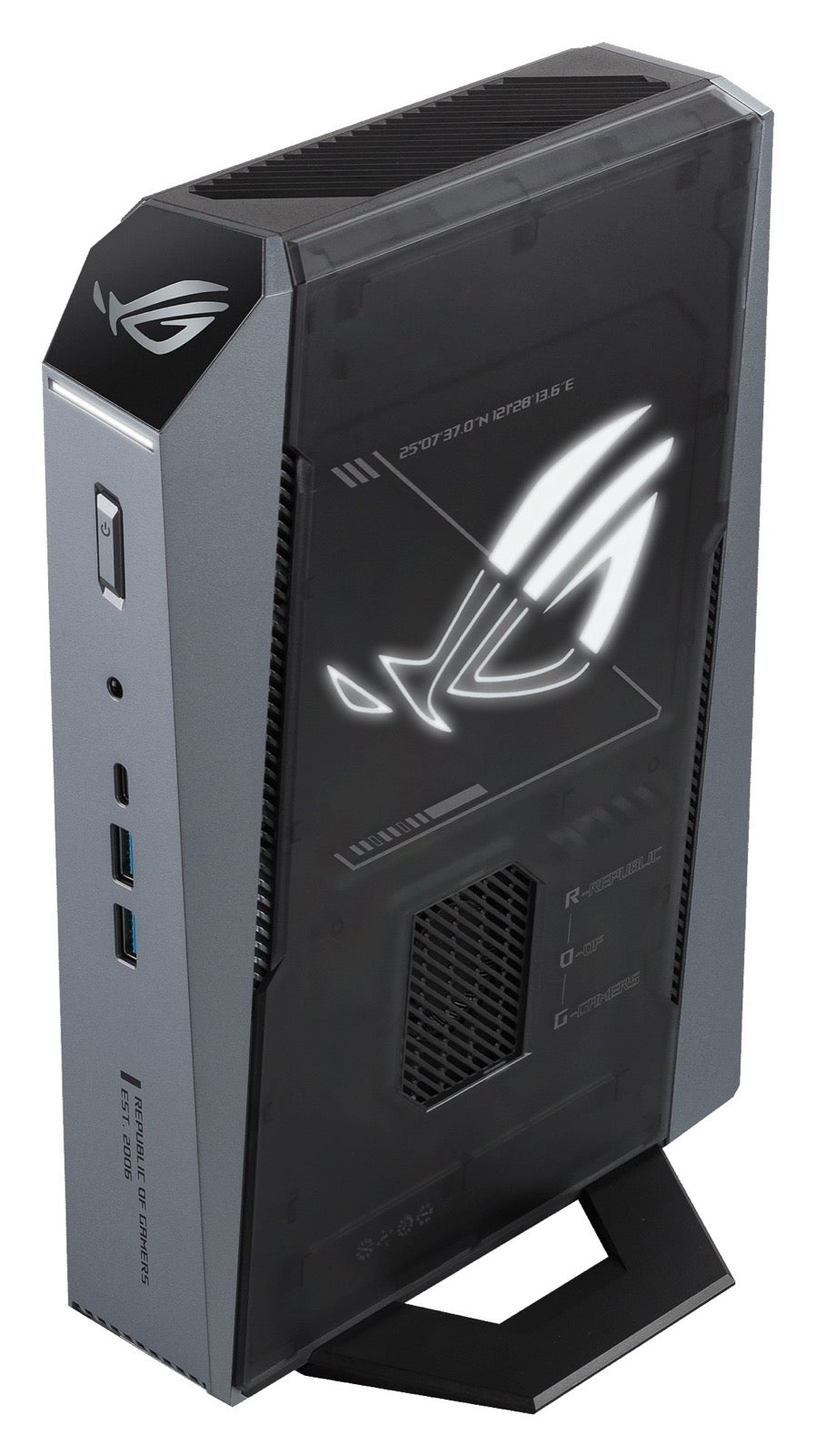 ASUS ROG NUC L10|AMD Ryzen 9 9955HX|RTX5070|DDR5-2*16GB|1TB|Win11H|2xHDMI|6xUSB|2xDP|Wi-FI|LAN|BT|Audio Jack|3 Yr Wty.