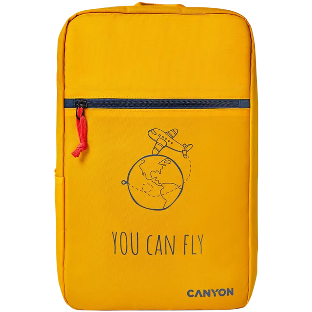 CANYON CSZ-03, cabin size backpack for 15.6'' laptop, polyester,yellow