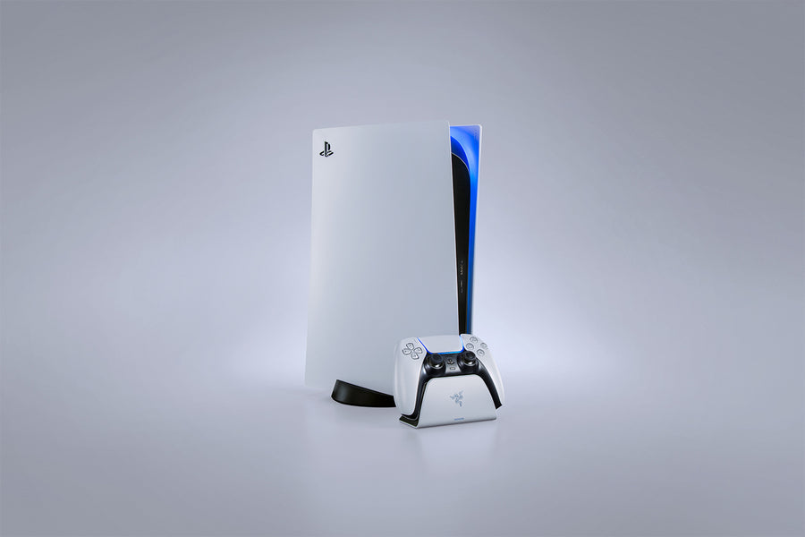 Universal Quick Charging Stand for PS5 - White - 1