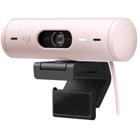 Logitech Brio 500 FULL HD 1080P Webcam With Light Correction Rose