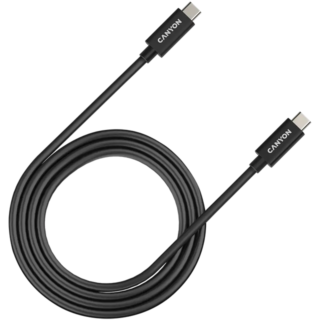 CANYON UC-44, cable, U4-CC-5A1M-E, USB4 TYPE-C to TYPE-C cable assembly 40G 1m 5A 240W(ERP) with E-MARK, CE