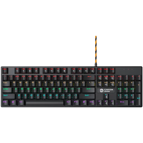 CANYON keyboard Deimos GK-4 Rainbow US Wired Black