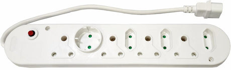 8 Way Multi-Plug + Iec