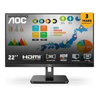 AOC 22E2HM 21.5-inch Full HD VA Monitor 75Hz HDMI VGA VESA Flicker-Free - Image 2