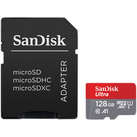 SanDisk Ultra 128GB Class 10 MicroSDXC Memory Card
