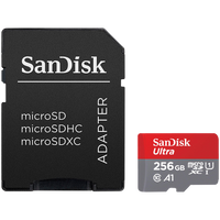 SanDisk Ultra 256GB 150MBS A1 Class 10 MicroSDXC Card