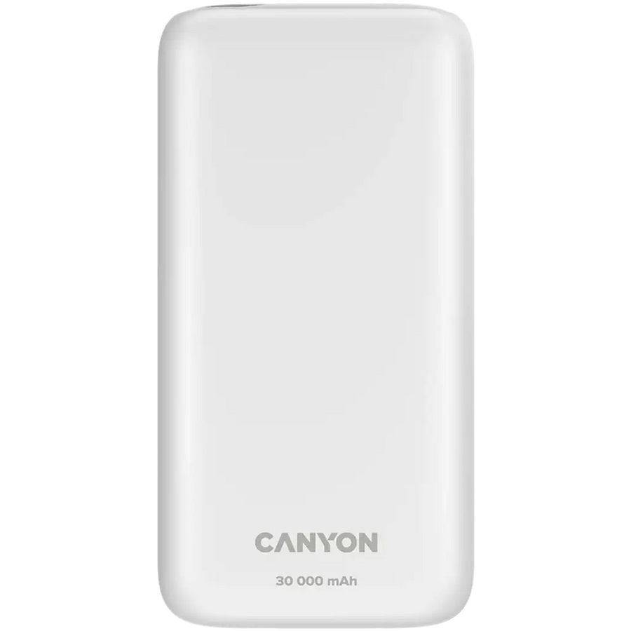 CANYON power bank PB-301 LED 30000 mAh PD 20W QC 3.0 White