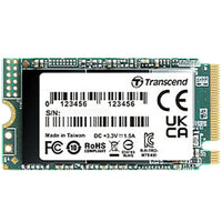 Transcend 400S 512GB M.2 2242 PCI-Express Gen3x4 3D NAND NVMe Internal SSD