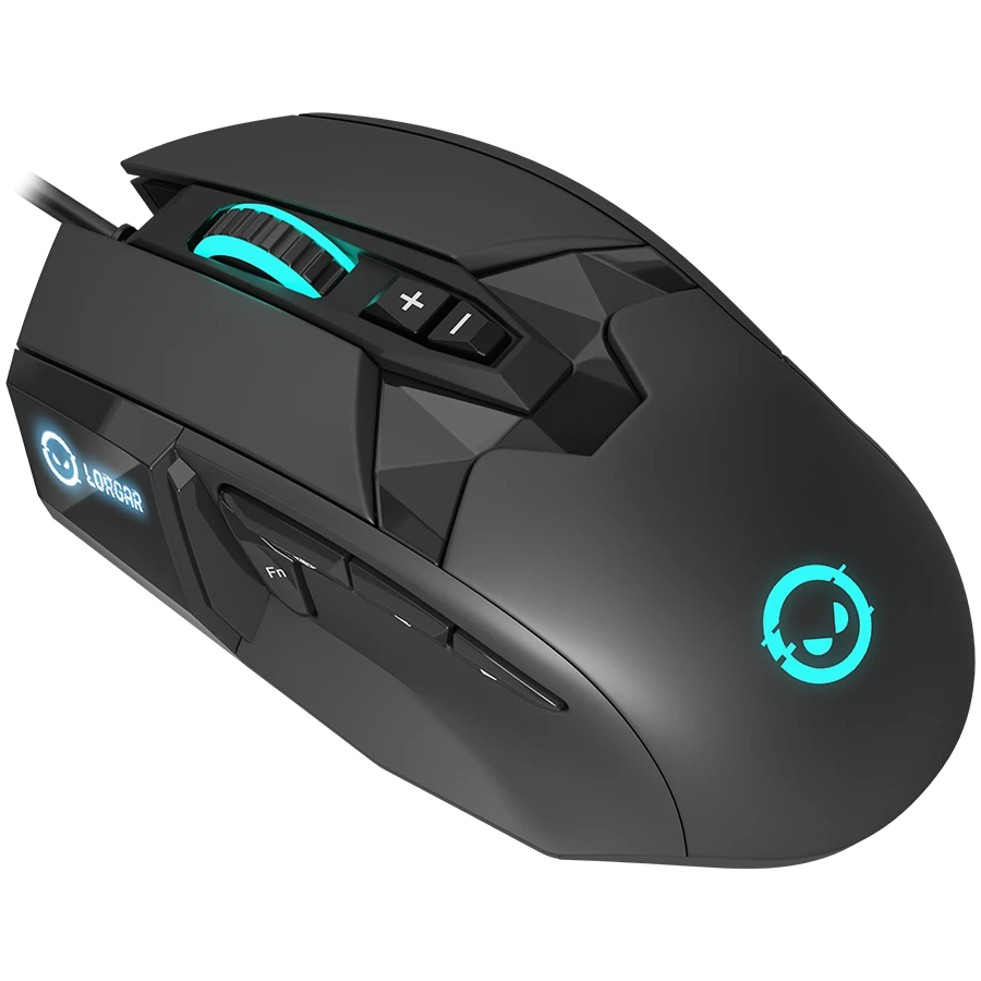 LORGAR Stricter 579, gaming mouse, 9 programmable buttons, Pixart PMW3336 sensor, DPI up to 12 000, 50