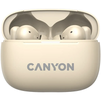 CANYON headset OnGo TWS-10 ANC+ENC Beige