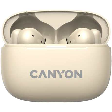 CANYON headset OnGo TWS-10 ANC+ENC Beige