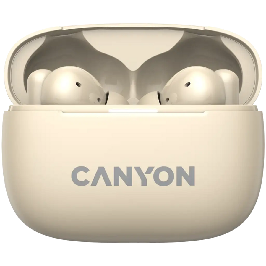 CANYON headset OnGo TWS-10 ANC+ENC Beige