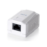 Equip Wallbox, CAT6E UTP 1-PORT