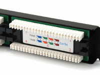 EQUIP PANEL, CAT5E UTP 24-PORT, 1U BLACK