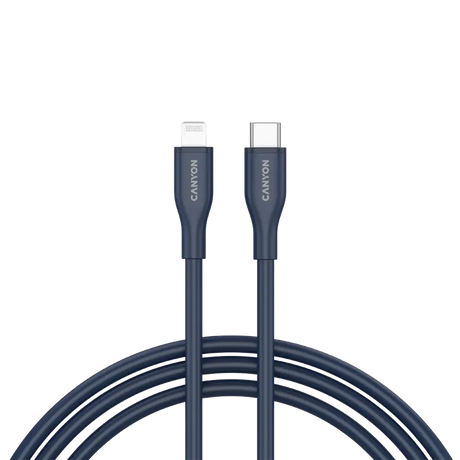 CANYON cable CLNM60 C-L 60W MFI 1m Silicon Blue