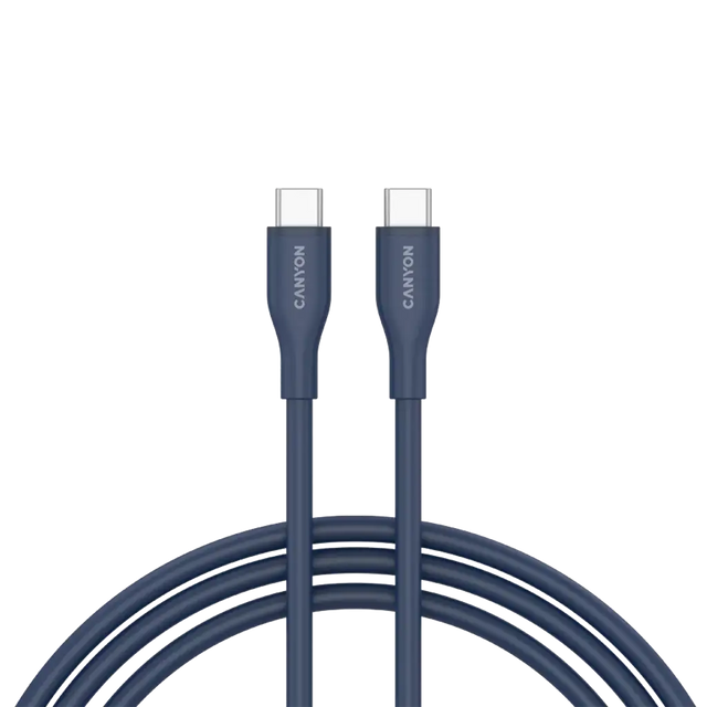 CANYON cable CC60SC10 C-C 60W 1m Silicon Dark blue