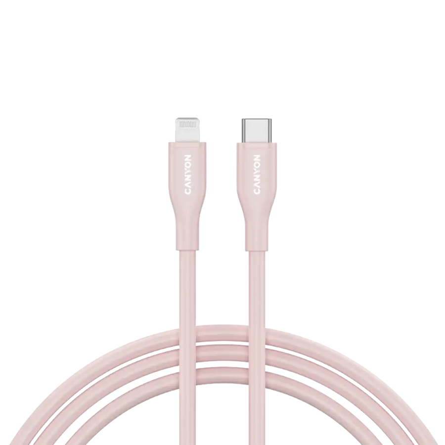 CANYON cable CLNM60 C-L 60W MFI 1m Silicon Pink