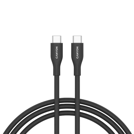 CANYON cable CC60SC10 C-C 60W 1m Silicon Black