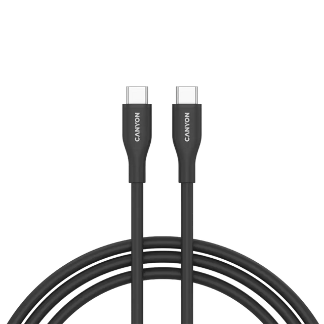CANYON cable CC60SC10 C-C 60W 1m Silicon Black