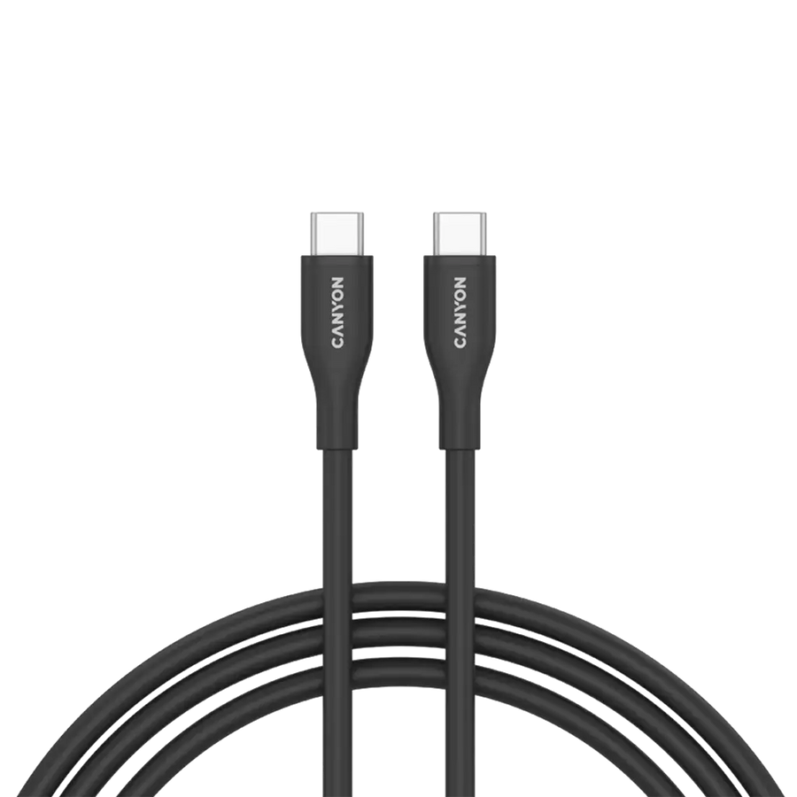 CANYON cable CC60SC10 C-C 60W 1m Silicon Black