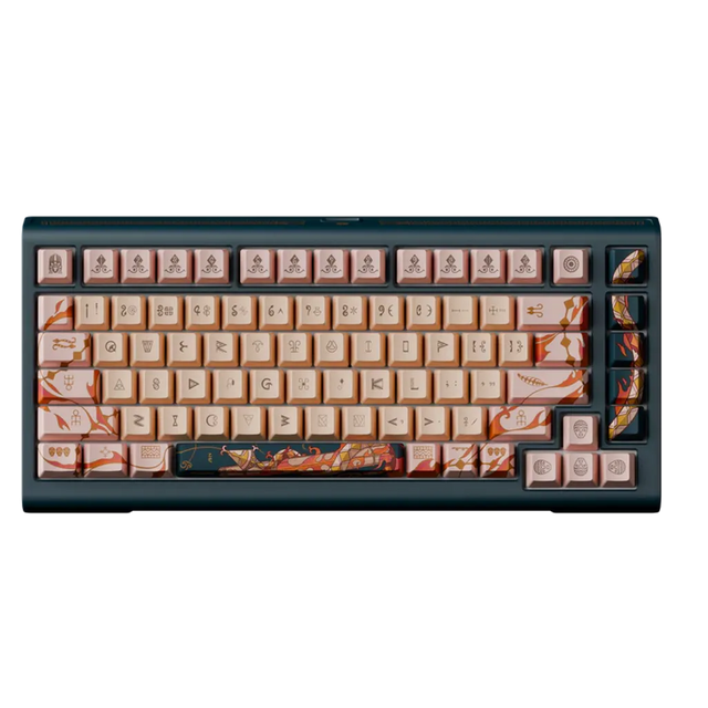 Ducky Year of the Snake 2025 75% Wired Mechanical Keyboard Cherry MX Red Hot-Swap QMK VIA RGB