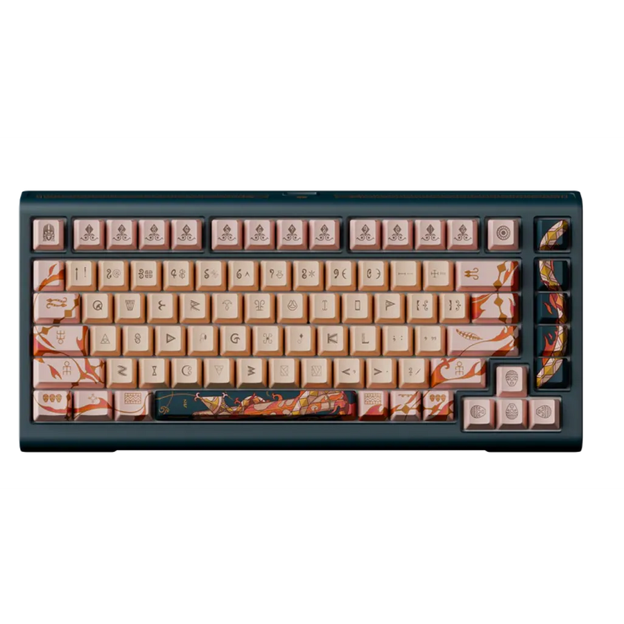Ducky Year of the Snake 2025 75% Wired Mechanical Keyboard Cherry MX Red Hot-Swap QMK VIA RGB