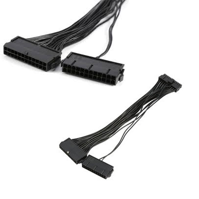 2 x 24PIN to 1 x 24PIN ATX Cable