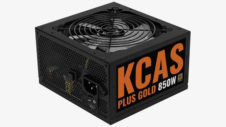 Aerocool Kcas Plus Gold 850W RGB PSU - ATX 24 Pin, 2x 4+4PIN CPU, 8x SATA, 4x PATA, 3x PCIe 6+2PIN
