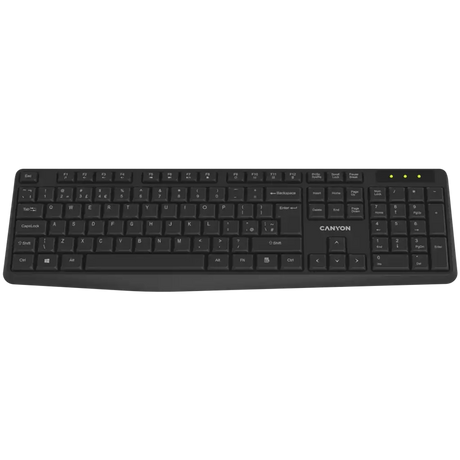 CANYON keyboard KB-W01 Wireless Black