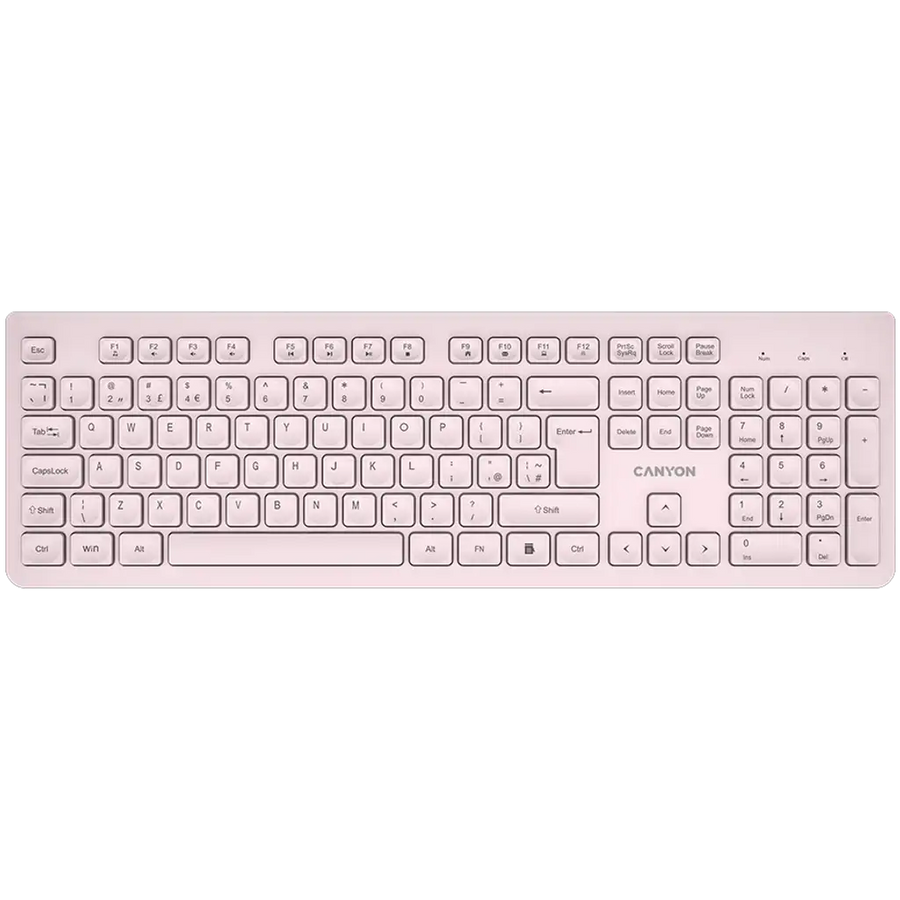 CANYON keyboard HKB-W01 UK/US AAA Wireless Beige