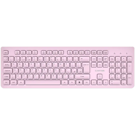CANYON keyboard HKB-W01 UK/US AAA Wireless Pink
