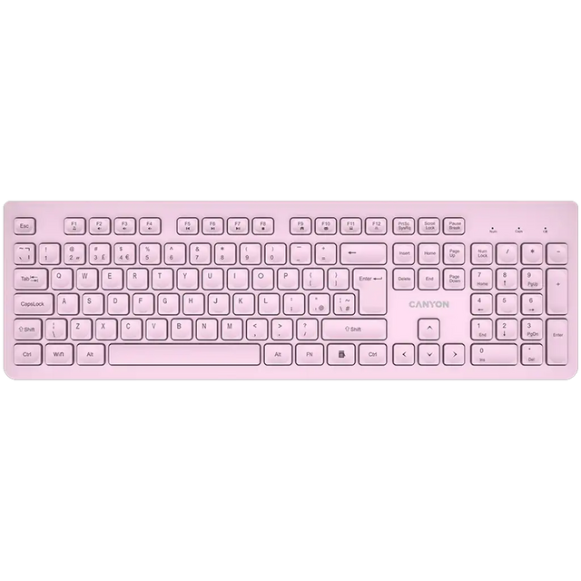 CANYON keyboard HKB-W01 UK/US AAA Wireless Pink