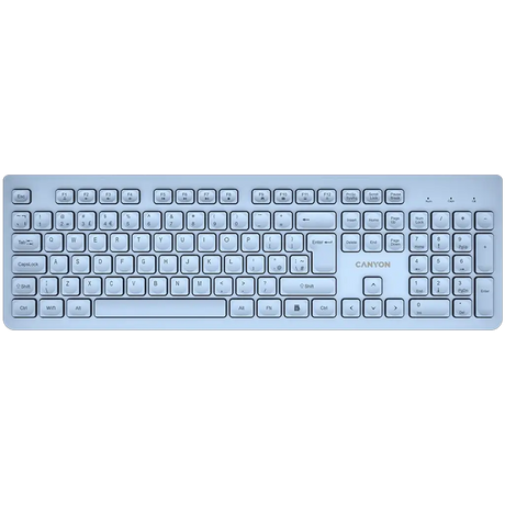 CANYON keyboard HKB-W01 UK/US AAA Wireless Blue