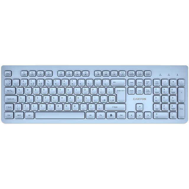 CANYON keyboard HKB-W01 UK/US AAA Wireless Blue