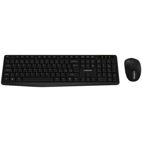 CANYON SET-W01 Keyboard+Mouse Wireless Black