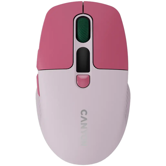 CANYON mouse MW-26 LCD Silent Dual Mode Wireless Pink