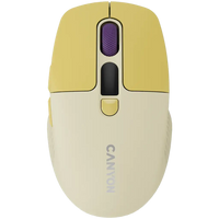 CANYON mouse MW-26 LCD Silent Dual Mode Wireless Yellow