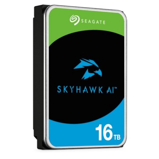 Seagate Skyhawk AI ST16000VE004 16TB 3.5'' HDD Surveillance Drives; SATA 6GB/s Interface; 256MB Cache; RPM: 7200;512e; 5 Year li