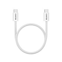 CANYON cable OnWire 60MG C-C 60W Magnet Braided 1m White - Image 2