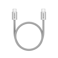 CANYON cable OnWire 60MG C-C 60W Magnet Braided 1m Light Grey - Image 2