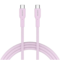 CANYON cable OnWire 60CL C-C 60W COLOR Braided 1m Pink