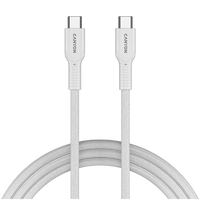 CANYON cable OnWire 60CL C-C 60W COLOR Braided 1m White