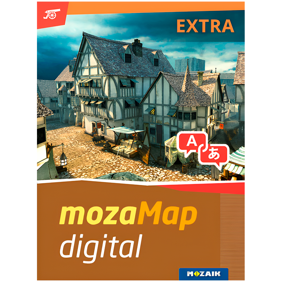 Mozaik Education Multilingual Historical Atlas - Extra edition. 1year, 1device. 150 maps.