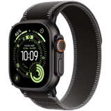 Apple Watch Ultra 3 GPS + Cellular 49mm Black Titanium Case with Black/Charcoal Trail Loop - M/L,Model A3281