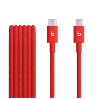 Beats USB-C to USB-C Woven Cable (1.5 m) - Rapid Red