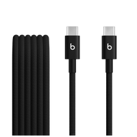 Beats USB-C to USB-C Woven Cable (1.5 m) - Bolt Black