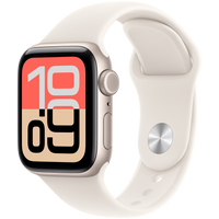 Apple Watch SE 3 GPS + Cellular 40mm Starlight Aluminium Case with Starlight Sport Band - M/L