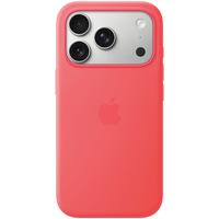 Apple iPhone 17 Pro Silicone Case with MagSafe - Bright Guava